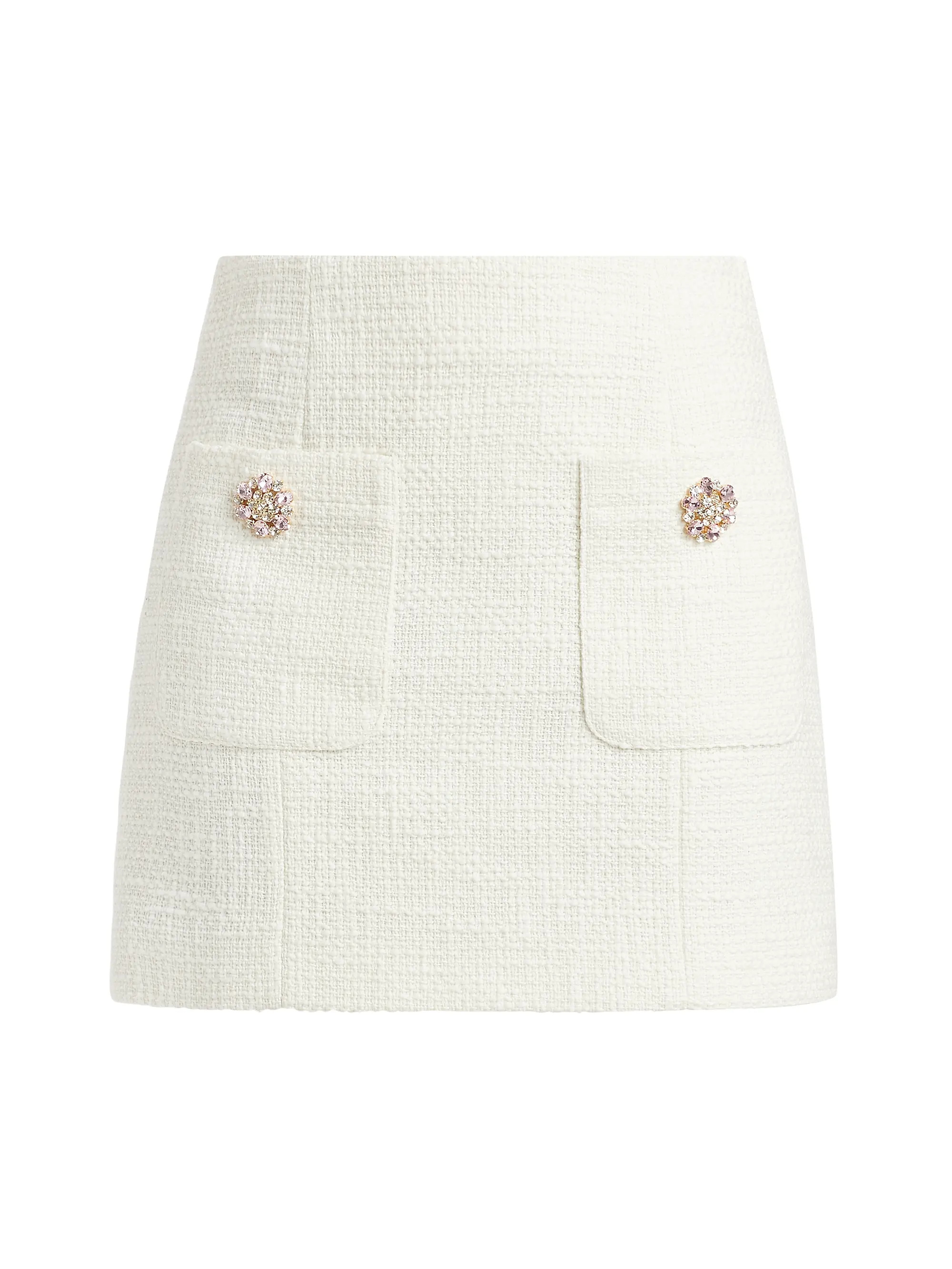 Randi Cotton Tweed Miniskirt | Saks Fifth Avenue
