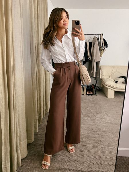 Revolve White Button-Up Bodysuit and Abercrombie Brown Tailored Pants with Petal & Pup Gold Heels!

Top: XXS/XS
Bottoms: 00/0
Shoes: 6

#fall
#fallfashion
#falloutfits
#fallstyle
#winter
#winterfashion
#winteroutfits
#winterstyle
#thanksgivingoutfit
#holidayoutfit
#revolve
#abercrombie
#petalandpup



#LTKHoliday #LTKworkwear #LTKSeasonal