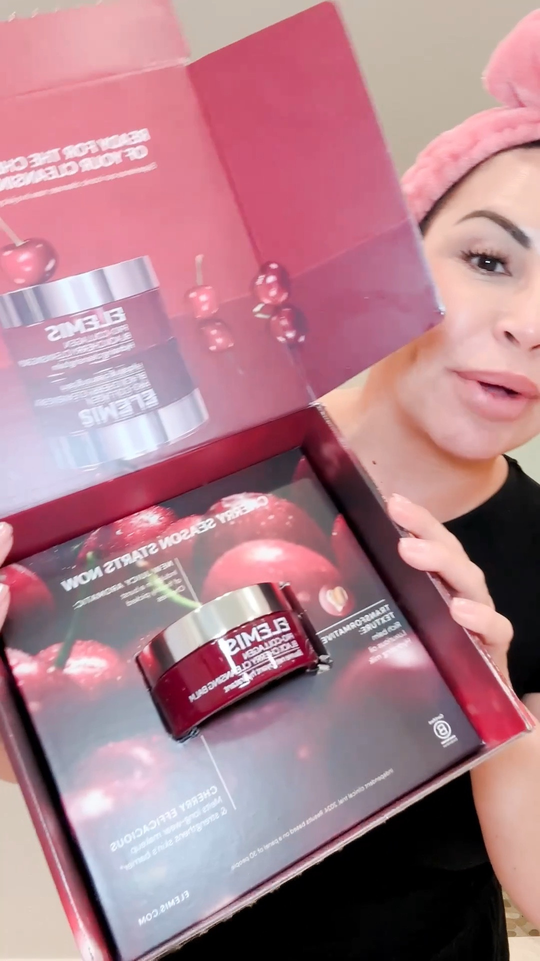 Elemis cleansing bomb in black cherry, works like a charm to remove even the toughest waterproof makeup

#LTKFindsUnder50 #LTKBeauty #LTKOver40