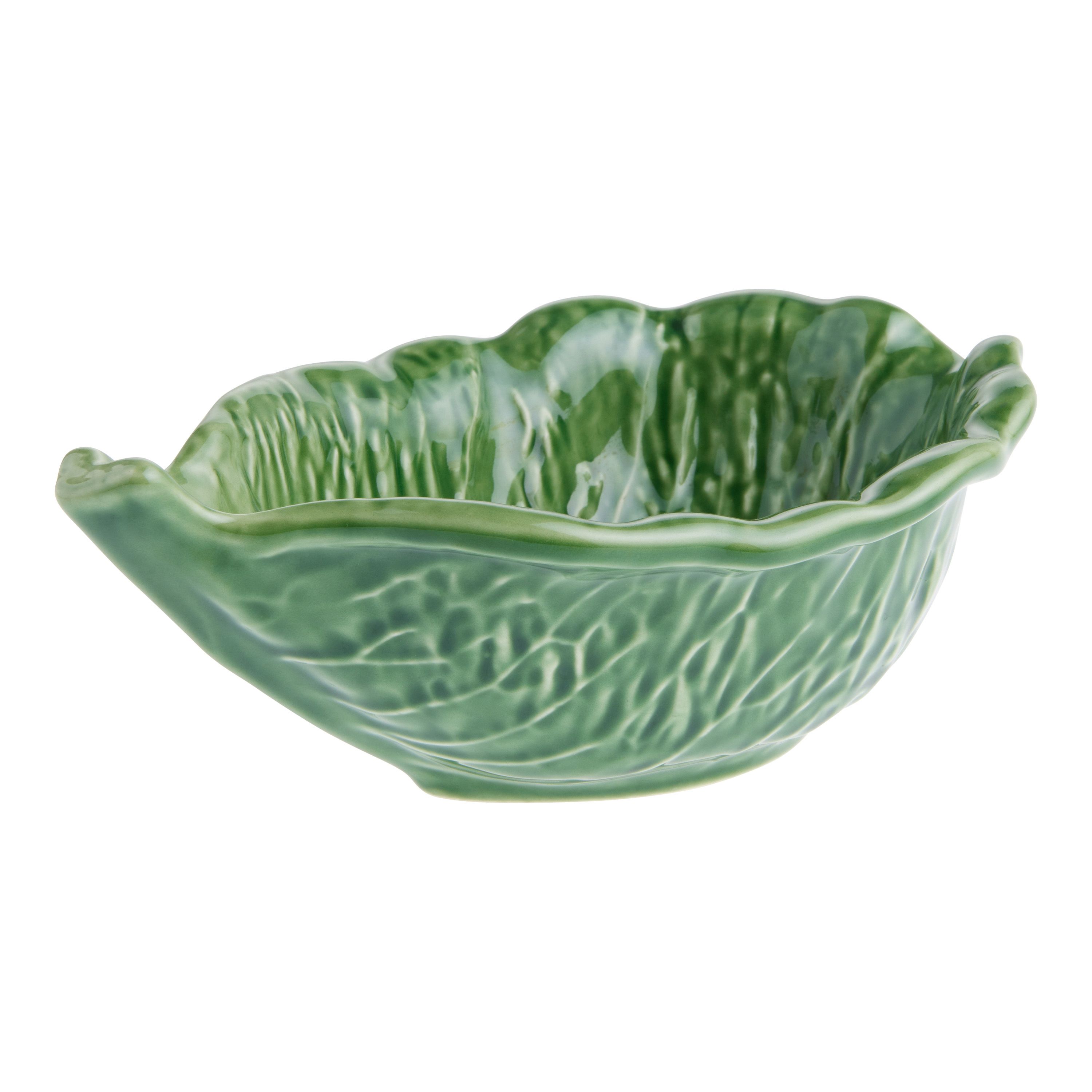 Green Cabbage Figural Dip Bowl | World Market