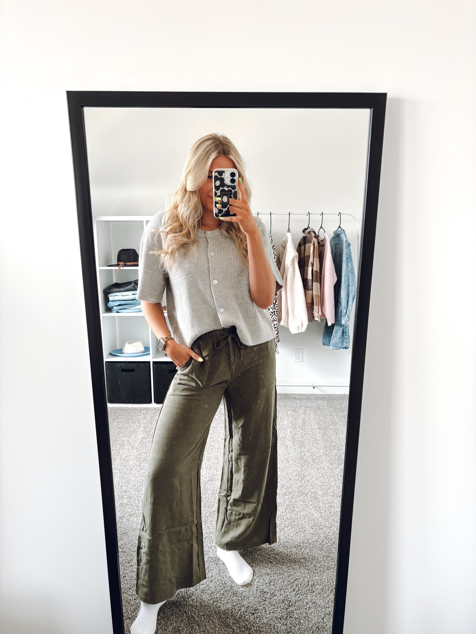 the perfect spring pants!!! lots of colors! I already own them in Apricot but just got a few more colors! wearing usual size M 

top: wearing M 

| spring outfit | spring pants | linen pants | women’s pants | amazon fashion | teacher outfit | work pants 

#LTKSeasonal #LTKWorkwear