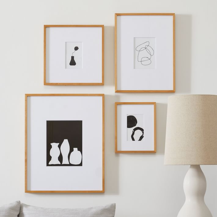 Wood Gallery Frame Wheat, Set of 4 | West Elm (US)