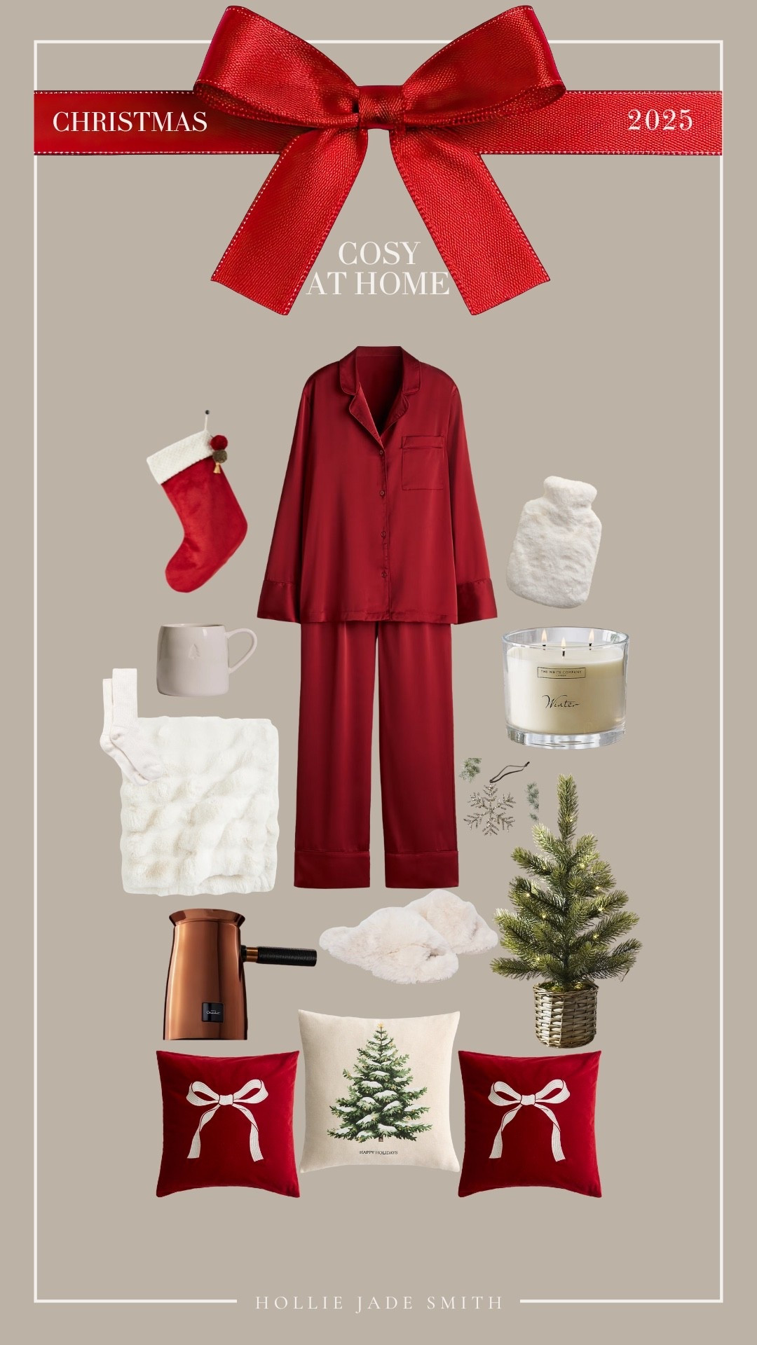 Cosy at Home ✨♥️🔔 | Christmas 2025 

This year I promised myself to make Christmas feel special again — to really romanticise the season and bring back that little bit of magic I’d lost. Think festive pyjamas, cosy blankets and slippers, homemade hot chocolate, and maybe even a luxury candle or two… just those little things that make me excited for the festive season all over again ✨






Home Decor UK, Christmas Pyjamas, Cosy Socks, Fur Slippers, Soft Blanket, Mini Christmas Tree, The White Company Winter Candle, Christmas Stocking, H&M New In Christmas, Hot Chocolate, Hotel Chocolat Velvetiser, Top Picks, Christmas Mugs, Festive Pillows. 

#LTKwinter #LTKgiftguide #LTKuk