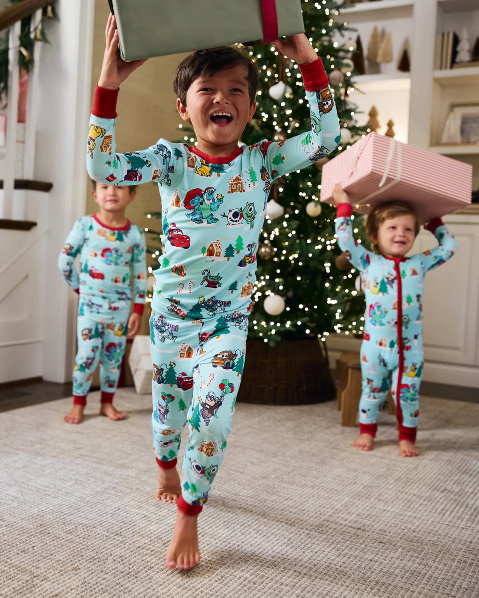 Pixar Christmas Village Two-Piece Pajama Set | Little Sleepies