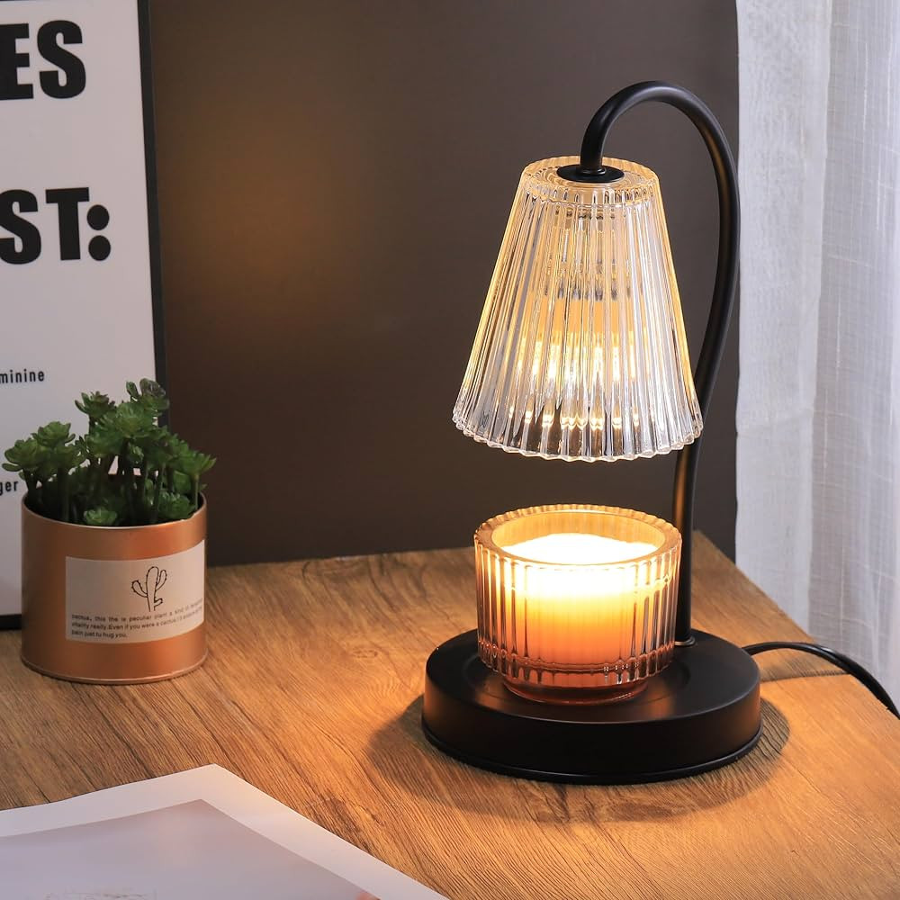 Candle Warmer Lamp, Timer & Dimmer,Fits Large Small Jar Scented Candle Warming Lantern,with 2 Bul... | Amazon (US)