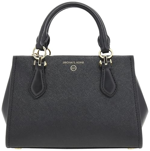 Michael Kors Women's Marilyn Small Crossbody Bag, Gold-Tone Hardware/Black | Amazon (US)