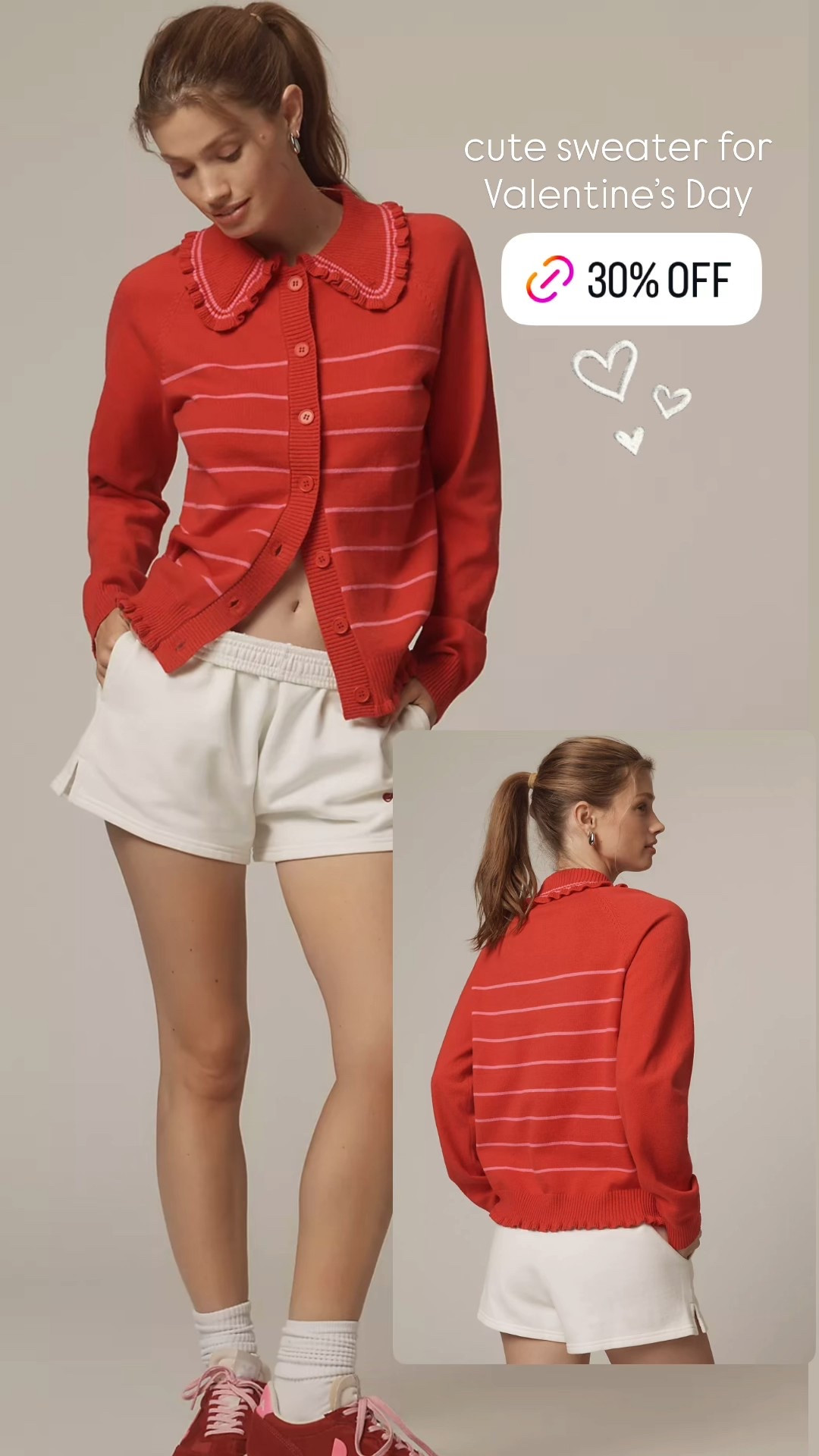 Cute sweater for Valentine’s Day 30% off at Anthro 

#LTKSaleAlert