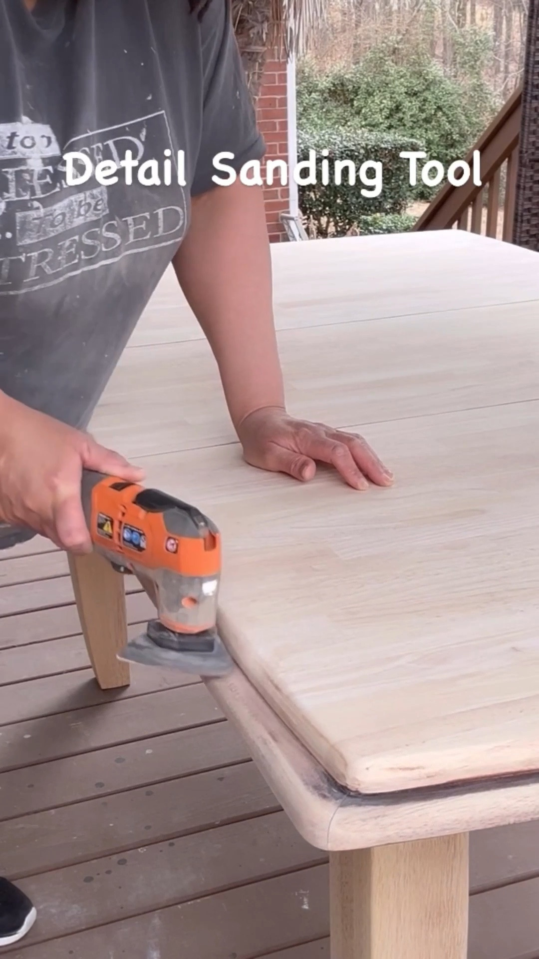 
In the final stretch of my kitchen renovation. Sanding my kitchen table. I am using the Milwaukee 3-1/2 in. Sandpaper Oscillating Sanding Accessories Kit. It's the perfect accessory to get into awkward spaces and it fits my RIDGID!






#LTKHome