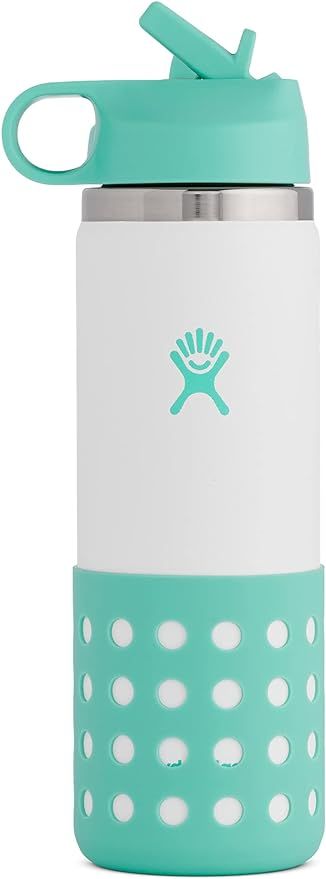Hydro Flask Kids Wide Mouth Water Bottle with Straw Lid | Amazon (US)