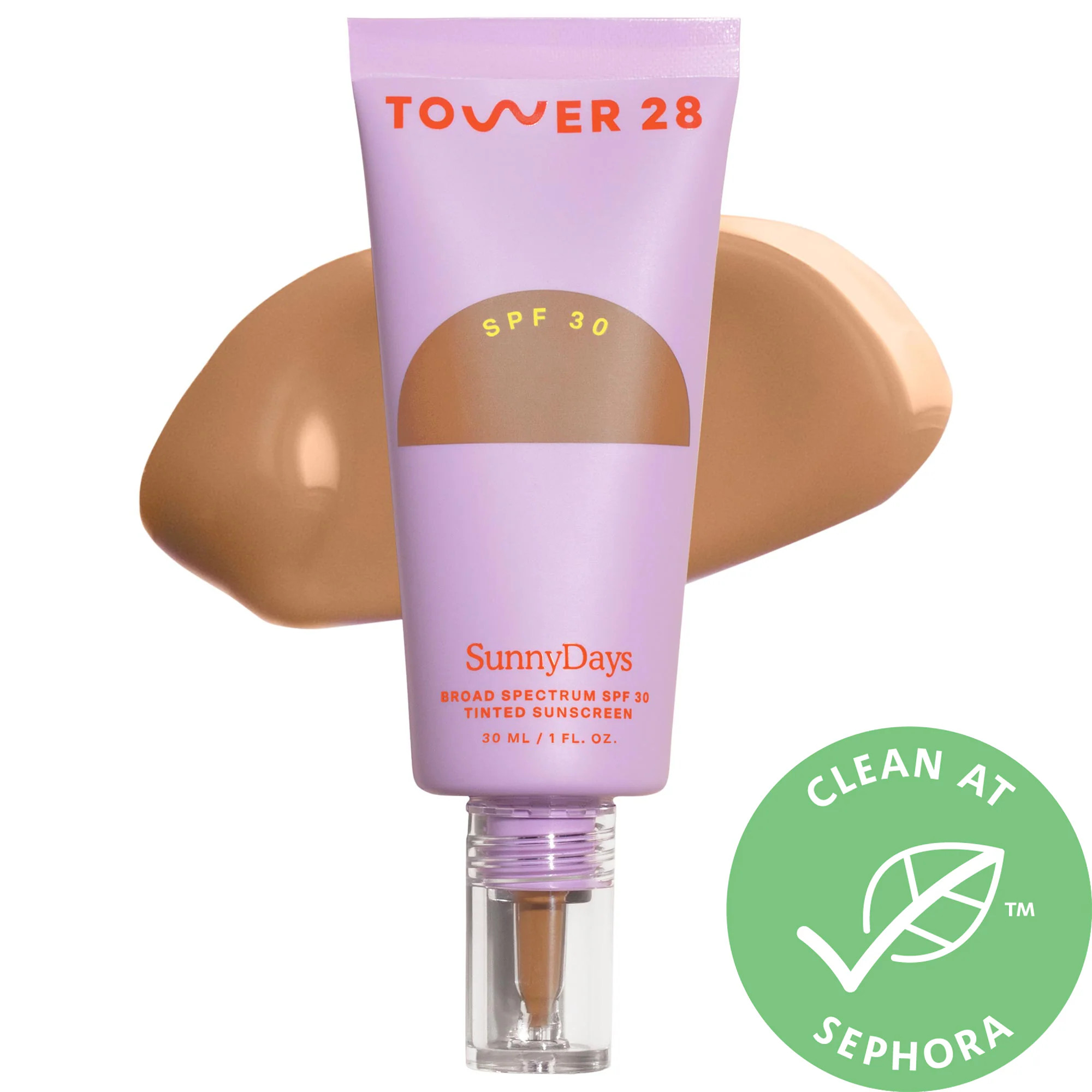 Tower 28 Beauty SunnyDays SPF 30 Tinted Sunscreen Foundation 35 Point Dume 1 oz/ 30 mL | Sephora (US)