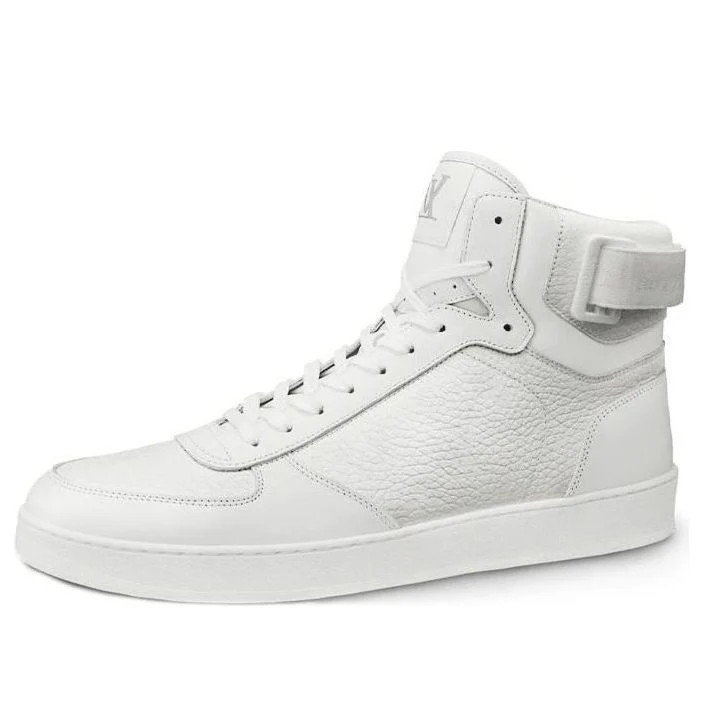 LOUIS VUITTON Rivoli Ankle Sneakers 'White Textured' | KICKS CREW