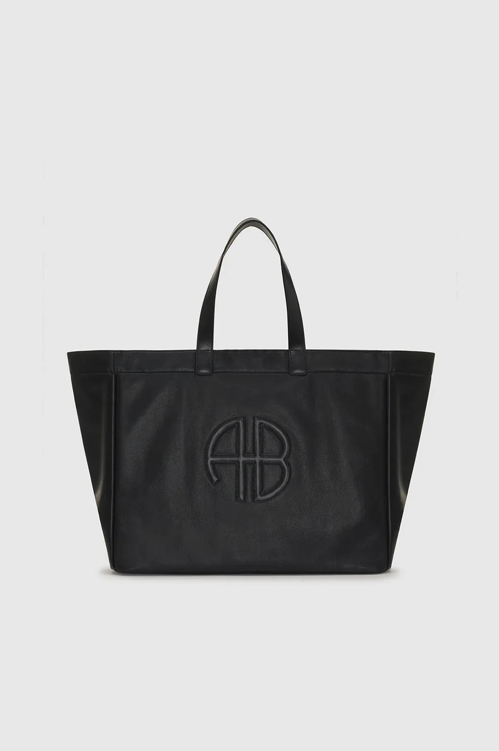 Large Rio Tote - Black Recycled Leather | Anine Bing