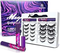 Arishine 3D 5D Magnetic Eyelashes Kit Magnetic Eyeliner For Use with Magnetic False Lashes Natura... | Amazon (US)
