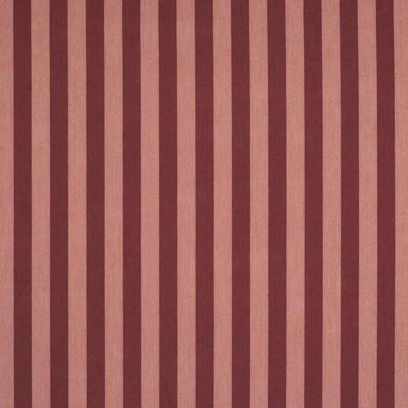 Red Striped Pillow Cover: Schumacher Hanson Stripe in Raspberry, Holiday Pillow Cover - Etsy | Etsy (US)