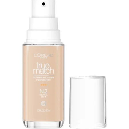 L Oreal Paris True Match Cream Foundation Makeup N2 Neutral Light 1 fl oz | Walmart (US)