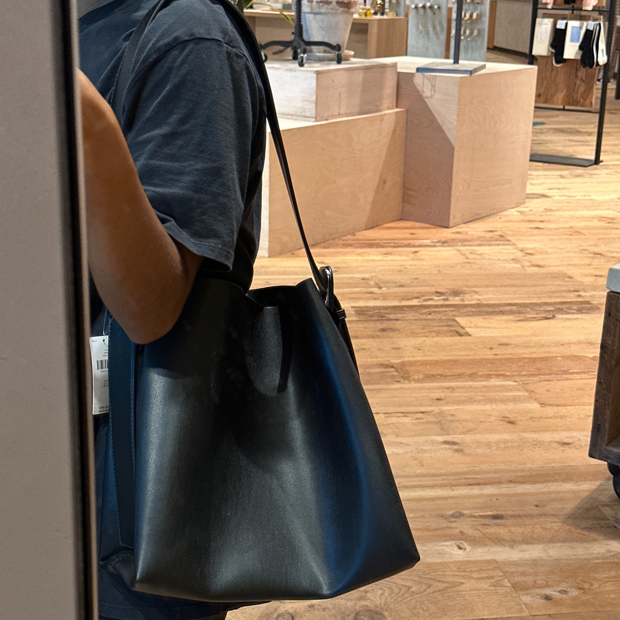 Prefer this tote over the viral braided anthro one. So chic and timeless! 

#LTKunder100 #LTKstyletip #LTKitbag