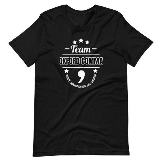 Team Oxford Comma Short-Sleeve Unisex T-Shirt | Etsy (US)