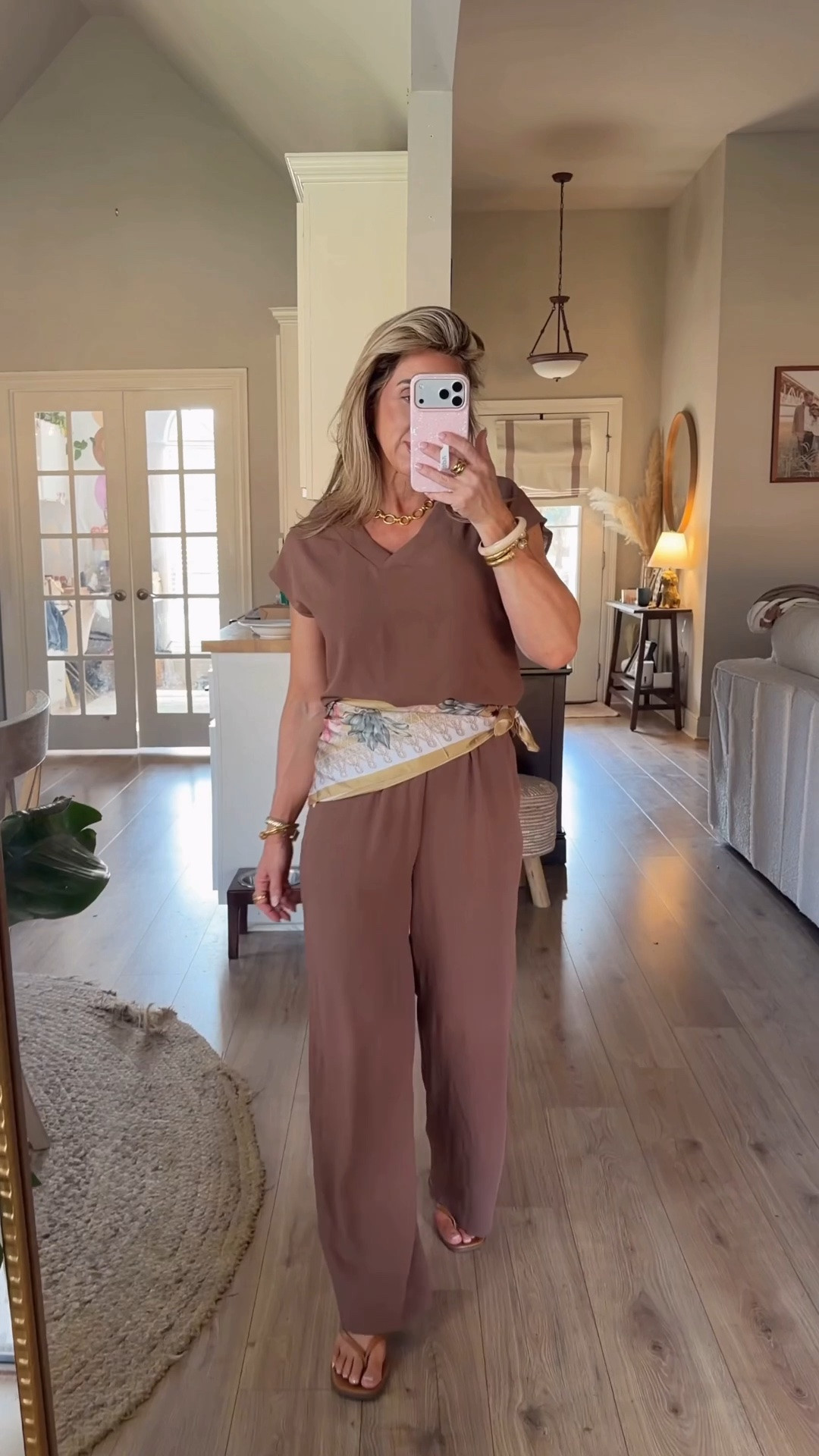 Neutral separates to take you through the end of summer and into early fall. 

Summer outfits over 40, fall outfits over 40, back to school, chocolate brown gingham pants, two piece pants sets, activewear sets, carpool outfits, teacher outfits

#LTKmomlife #LTKOver40 #LTKgrwm
