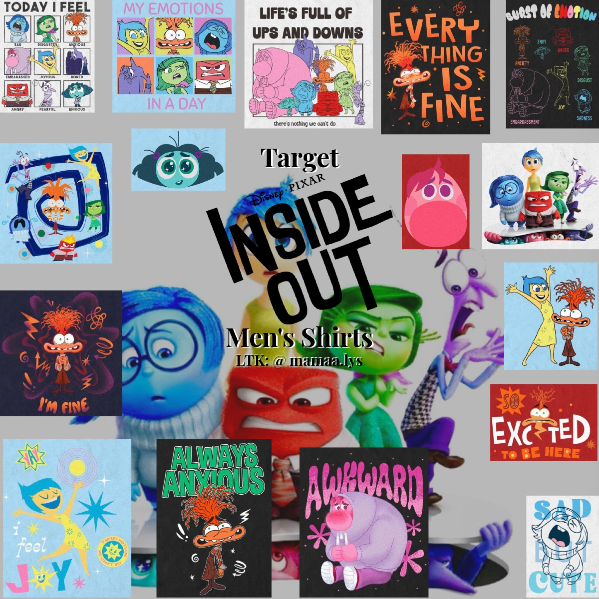 Inside out | Inside out 2 | Pixar | Disney | Adult | men | Men’s | Target 

#LTKFindsUnder50 #LTKGiftGuide #LTKMens