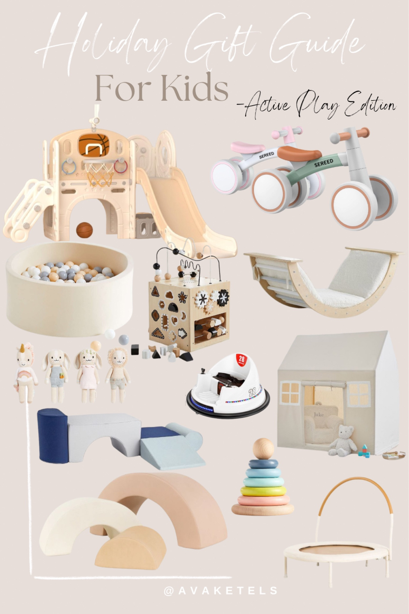 Holiday Gift GUIDES for Kids / active play / gifts for kids / play room / play room ideas / holiday gifts / gift guide / best kid gifts /girl gifts / boy gifts / christmas presents / pretend play / toys for kids 

#LTKSeasonal #LTKGiftGuide #LTKkids