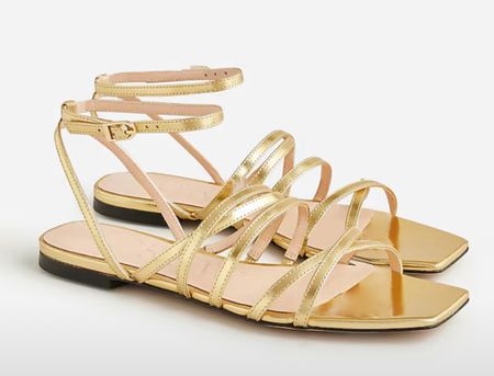 New Capri strappy sandals in metallic leather, on major sale right now

#LTKSaleAlert #LTKFindsUnder100 #LTKShoeCrush