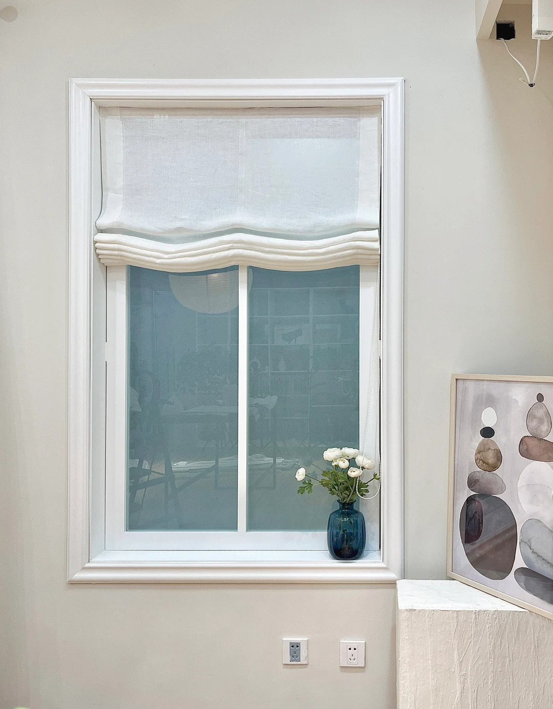 55 Colors,100% Linen Custom Soft Roman Shades With Chain Mechanism,relaxed Roman Shade With Multi... | Etsy (US)