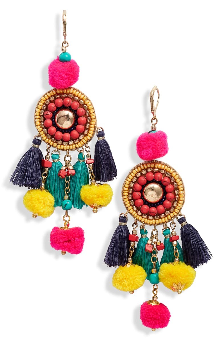 Tassel & Pompom Earrings | Nordstrom