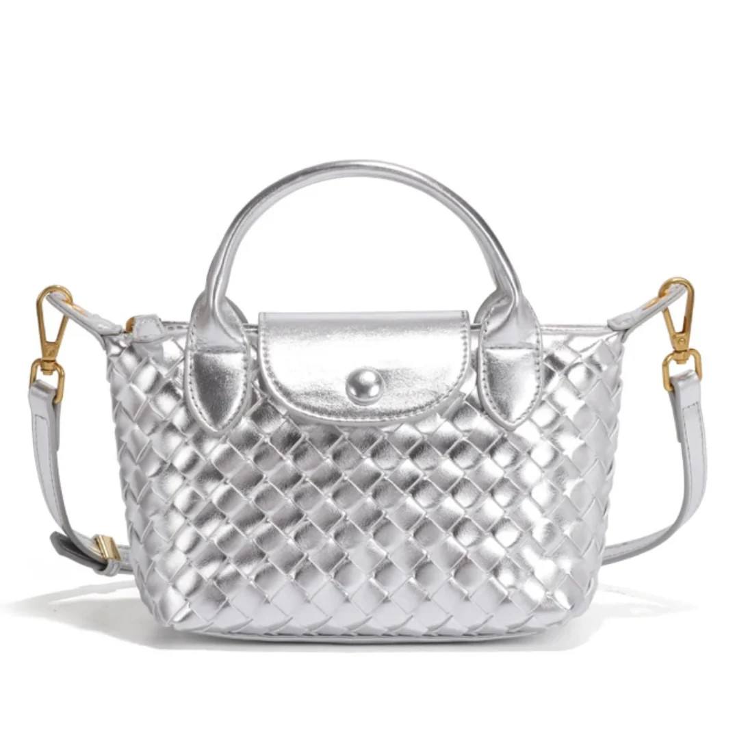 Silver Quilted Rowan Crossbody | Sea Marie Designs