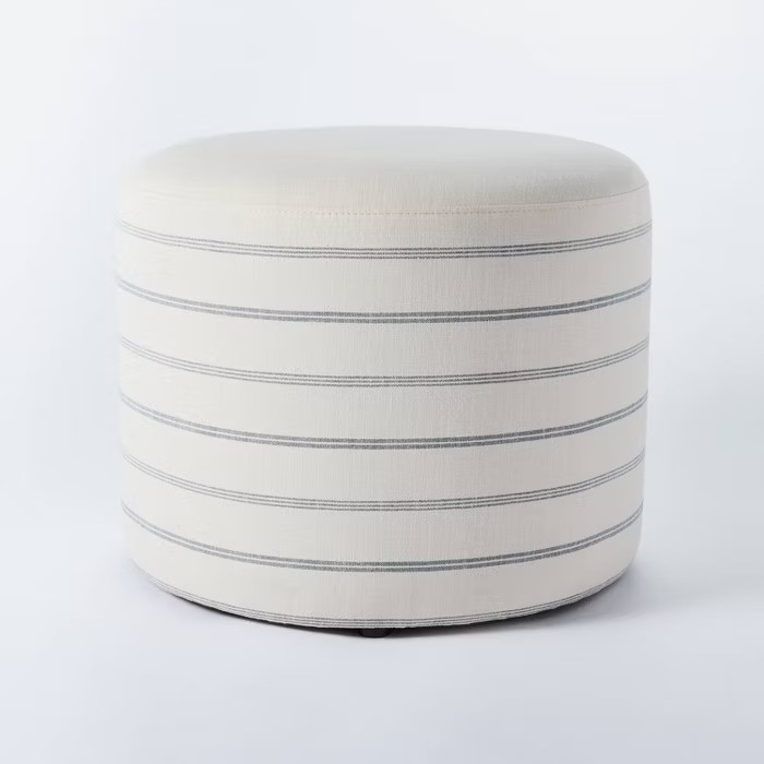 Lynwood Upholstered Round Cube - Threshold™ designed with Studio McGee | Target