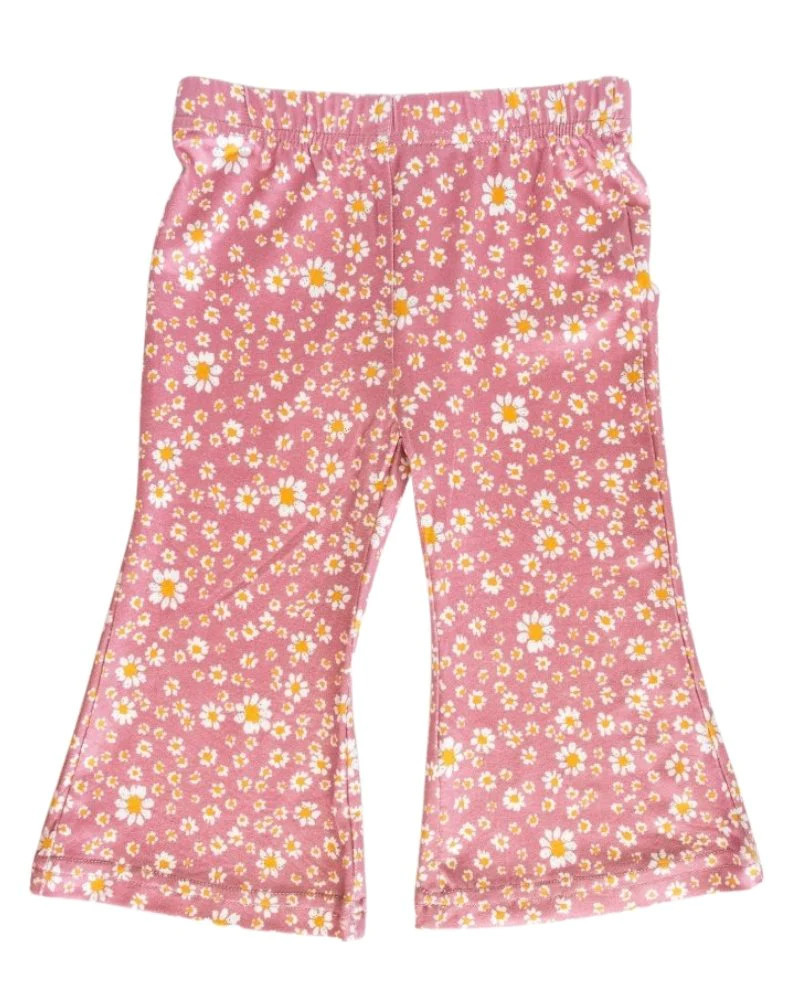 Blakely Boho Bell Bottoms - Pink Floral | Bailey's Blossoms