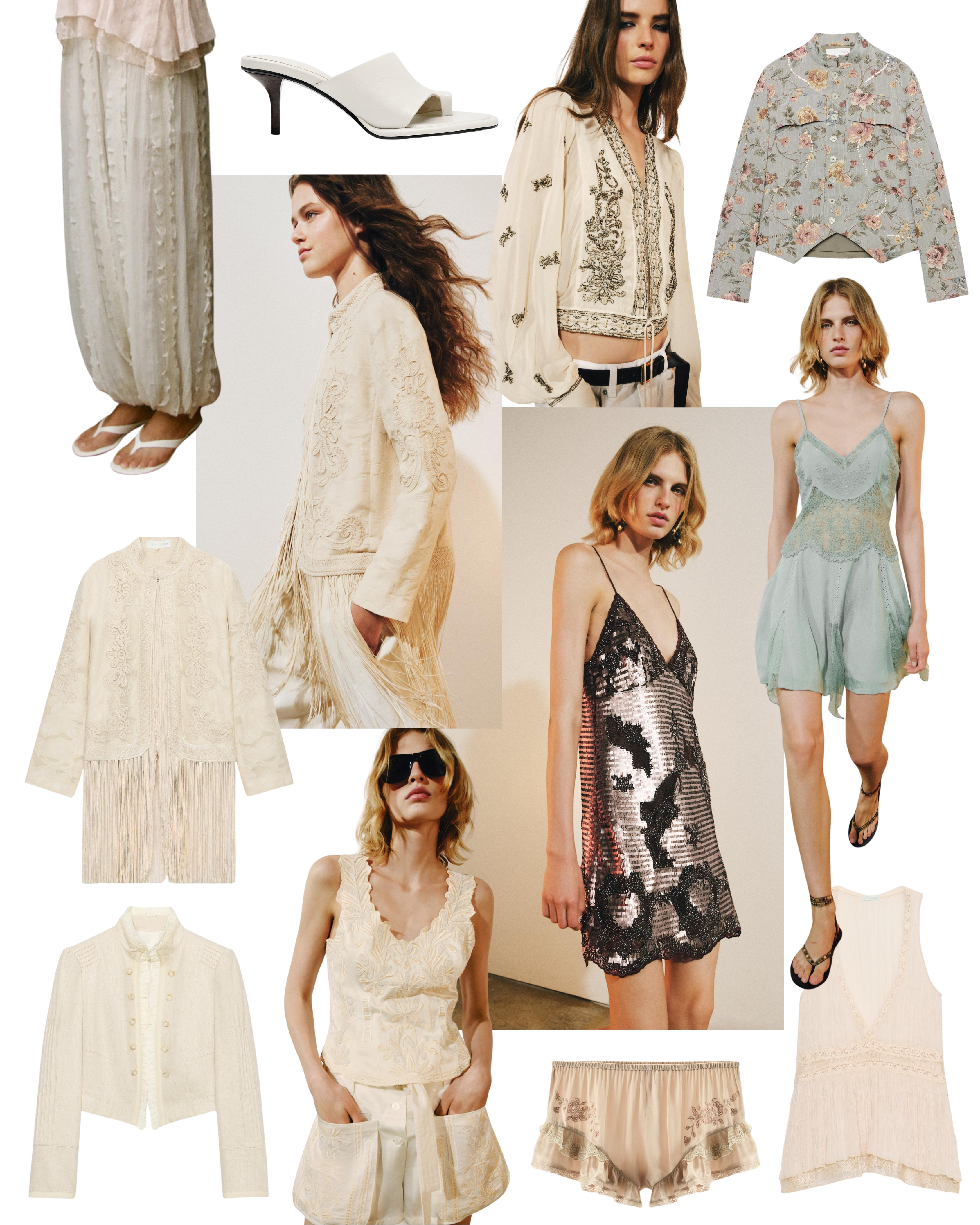 Zara new in favourites ✨

chic jacket, fringe jacket, blazer, summer jacket, high neck jacket, balloon trousers, satin dress, mini dress, sequin dress, lace dress, blouse, boho outfits, boho style, ruffle shorts 

 #LTKuk #LTKsummer #LTKpartywear