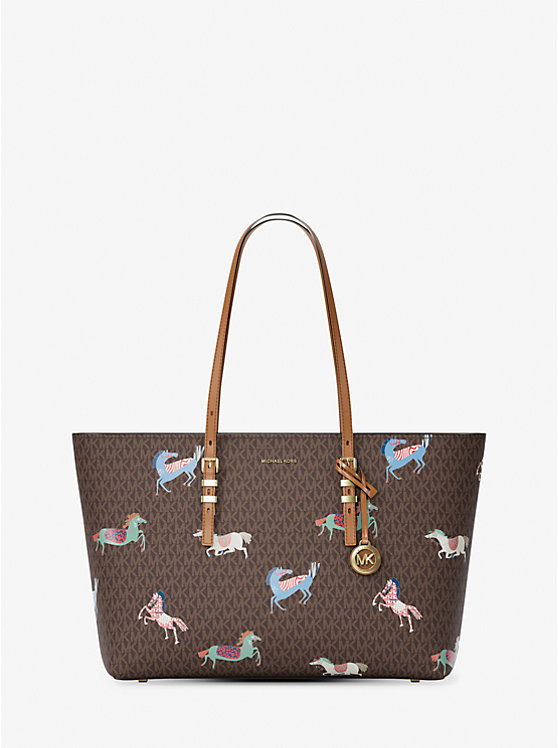 Quinn Large Signature Logo Tote Bag | Michael Kors US