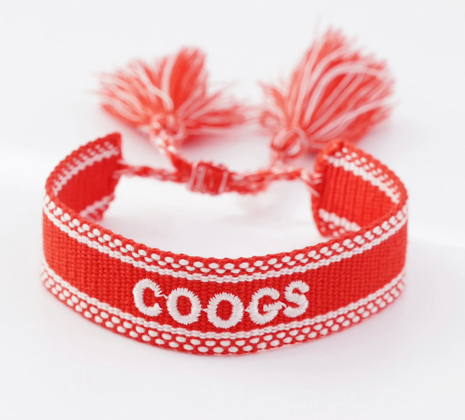 University of Houston COOGS Tassel Bracelet - Etsy | Etsy (US)