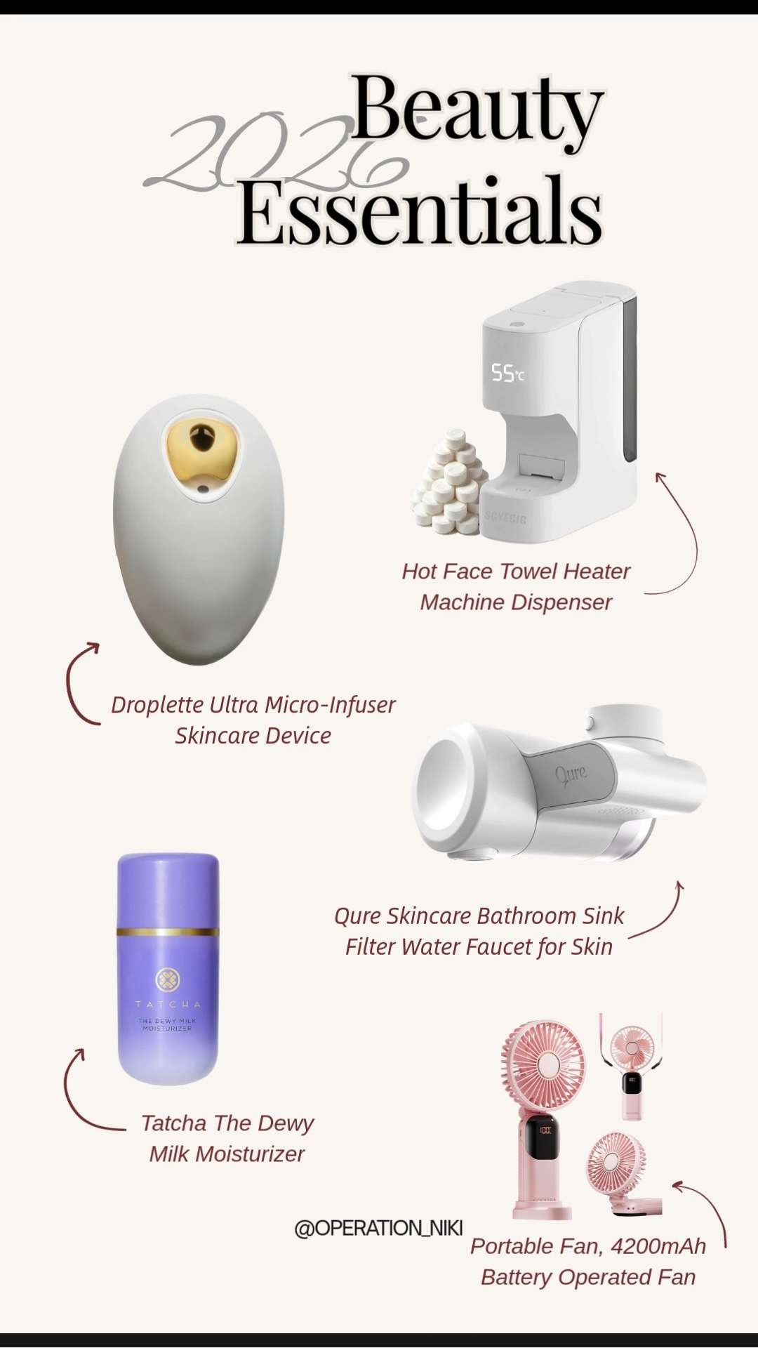 Starting 2026 with beauty essentials that do the most — mostly smart gadgets paired with one go-to moisturizer to keep everything balanced. A routine built around efficiency, consistency, and results.

Follow for more @OPERATION_NIKI on IG, TikTok, & Facebook 💛

#2026Beauty #BeautyGadgets #SkincareTools #BeautyRoutine #EverydayBeauty #AmazonFinds #BeautyEssentials #SkincareTech #OperationNiki 

 #LTKGiftGuide #LTKFindsUnder100 #LTKBeauty