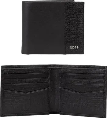 HUGO New Crosstown Leather Bifold Wallet | Nordstrom | Nordstrom