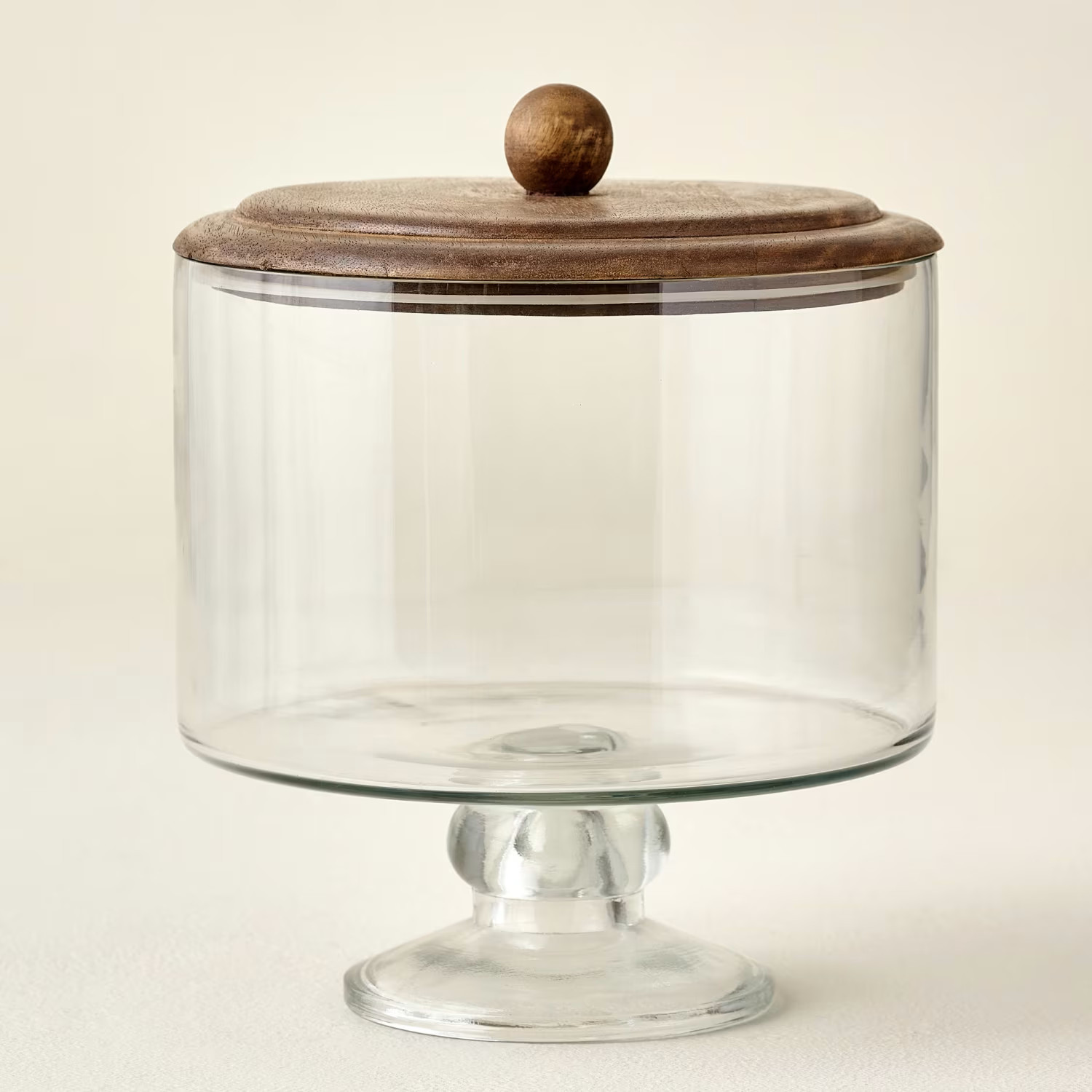 Wood + Glass Trifle Dish | Magnolia