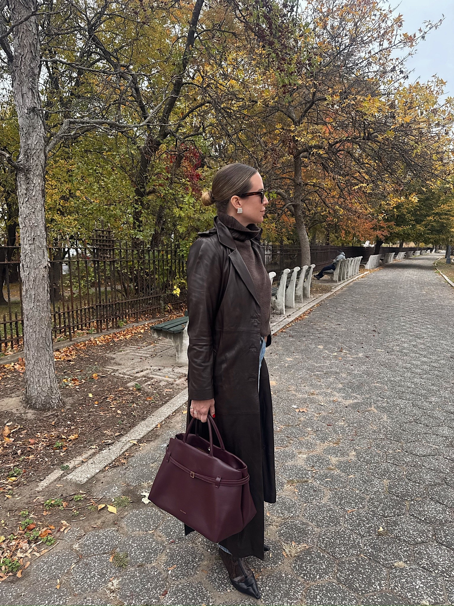 Burgundy & leather fall statements

#LTKSeasonal #LTKootd