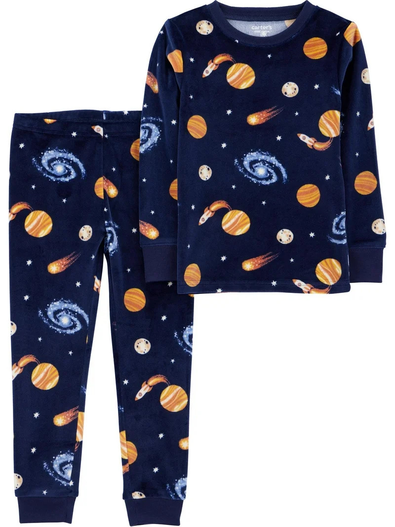 Carter's Child of Mine Toddler Cozy Pajama Set, 2-Piece, Sizes 12M-5T | Walmart (US)