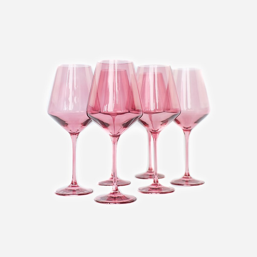 Estelle Colored Glass stemware set-of-six | J. Crew US