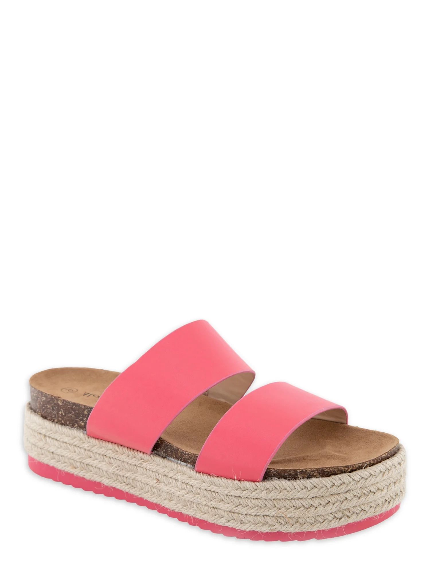 Alexis Bendel Women's Espadrille Platform Footbed Sandals, Sizes 6-10 | Walmart (US)