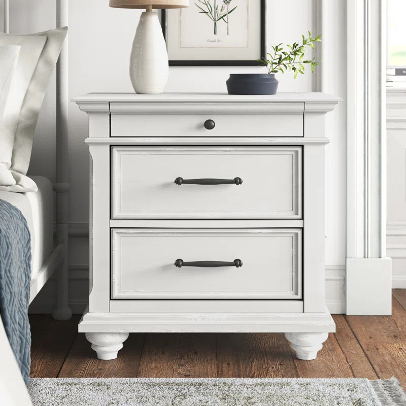 Henri Solid + Manufactured Wood Nightstand | Wayfair North America