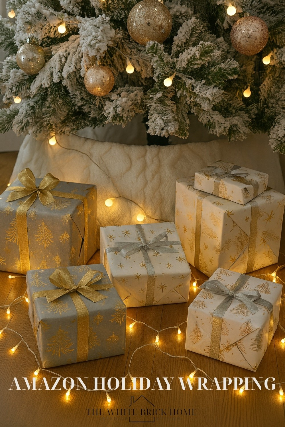 Gold and silver shimmer capture the warmth of the holiday and feel luxurious! Check out these beautiful finds from Amazon! 

Amazon, Amazon home, Christmas, Christmas wrapping paper, wrapping paper, holiday decor, holiday wrapping paper, tree collar, faux Christmas tree, Amazon gift wrap, gold, silver, fake Christmas tree 

#LTKHoliday #LTKFindsUnder50 #LTKSeasonal