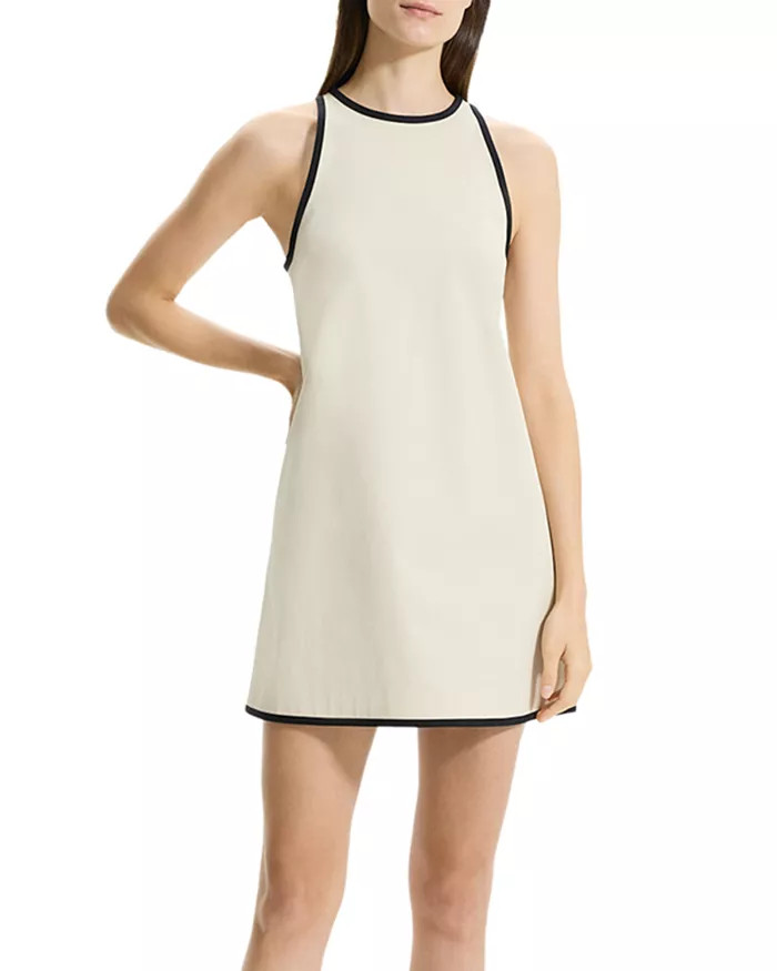 Theory Contrast Trim Shift Dress Women - Bloomingdale's | Bloomingdale's (US)