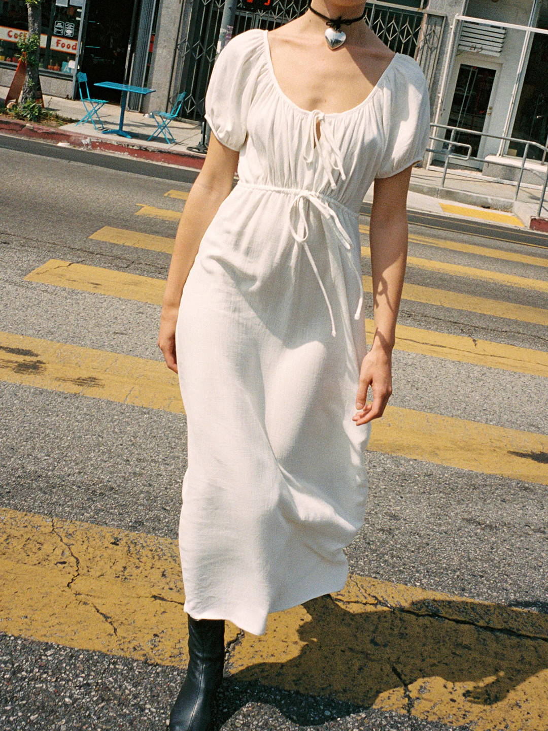 Lux Dress - White (White / M) | Lisa Says Gah
