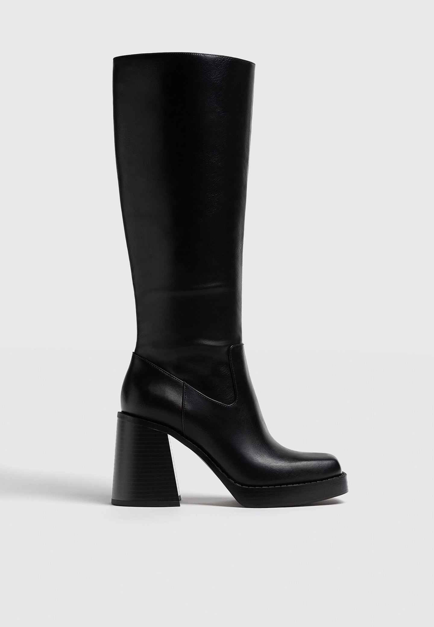 Stretch high-heel boots | Stradivarius (UK)