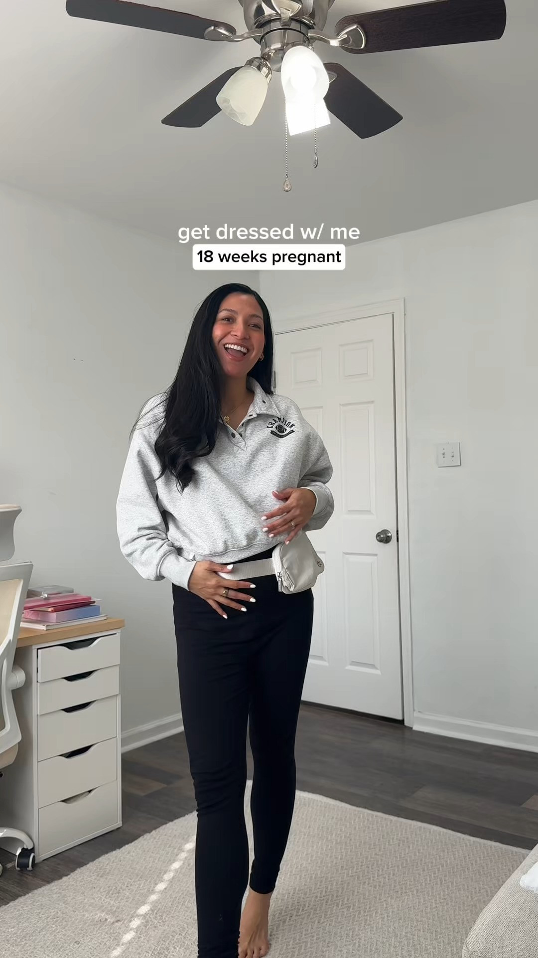 How I dress the pregnancy bump at 18 weeks! 

 #LTKmomlife #LTKBump