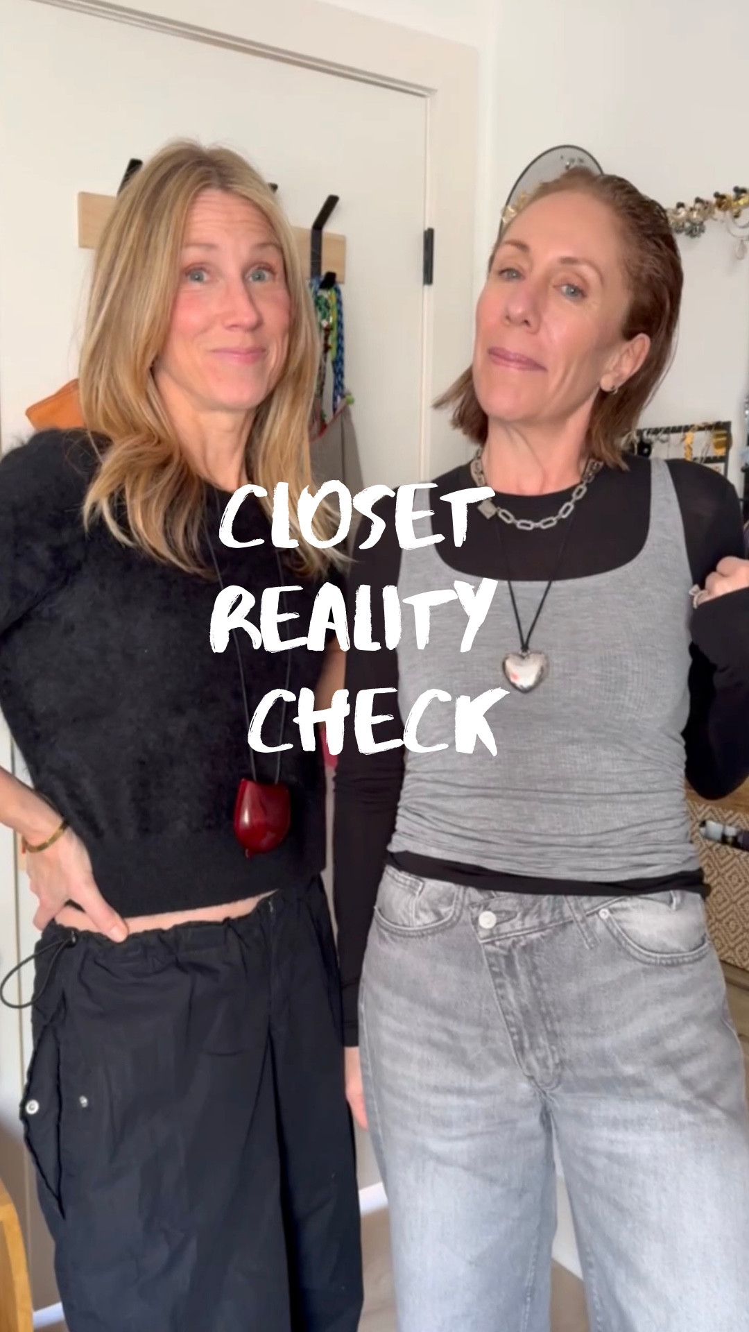 Spring is on the horizon… might we suggest a closet reality check?

We each picked two things that had to go.
No “maybe I’ll wear it.”
No emotional support blouses.

Just honest decisions... and a little breathing room!

#LTKootd #LTKdayinmylife #LTKOver40