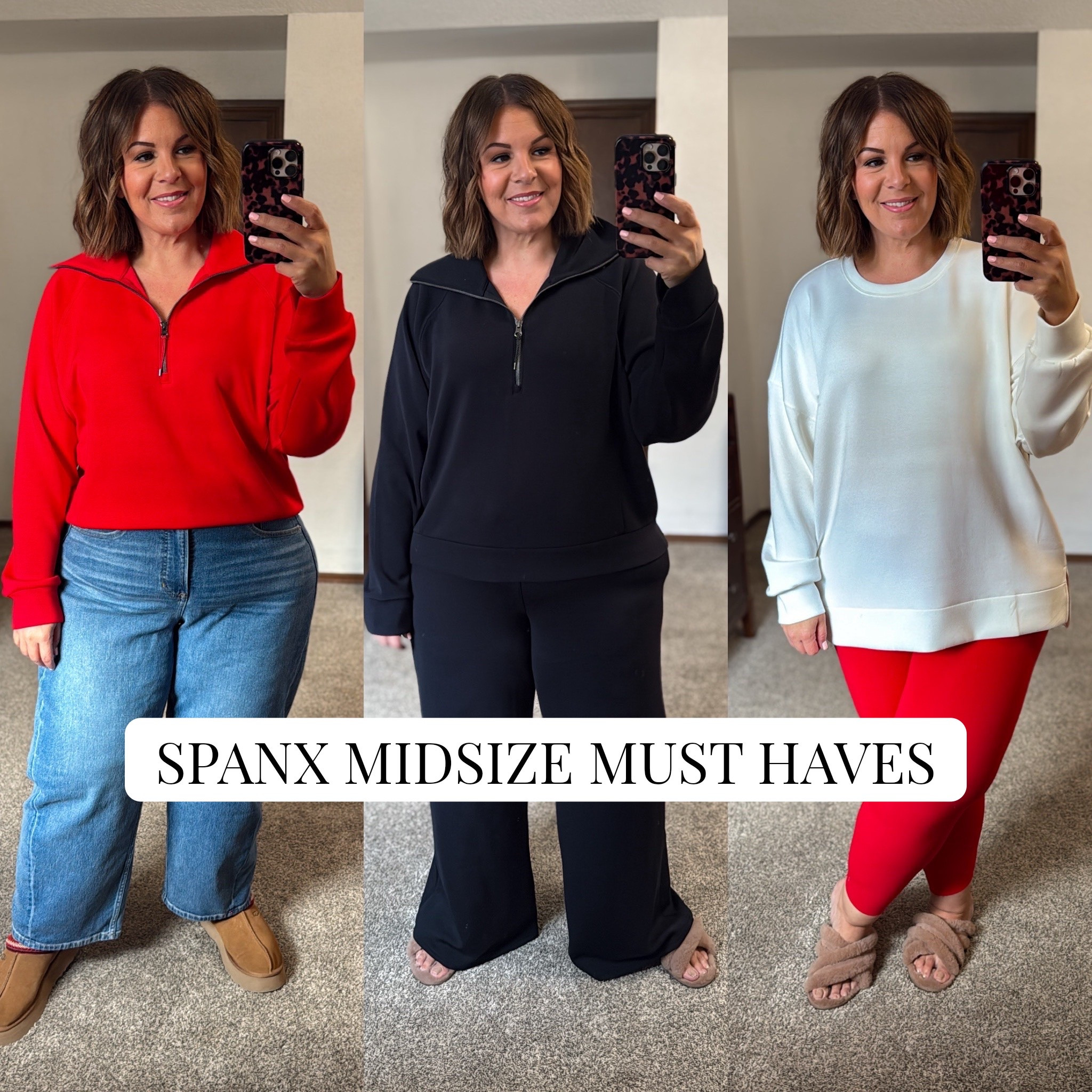 The brand I live in and splurge on the most? SPANX! AirEssentials, Booty Boost leggings, denim - there’s not much I don’t love. 💕 If you’re curvy and/or pear shaped, you have to try Spanx while there are exclusive LTK app deals and an amazing sale section 🙌🏻

#LTKmomlife #LTKOver40 #LTKMidsize