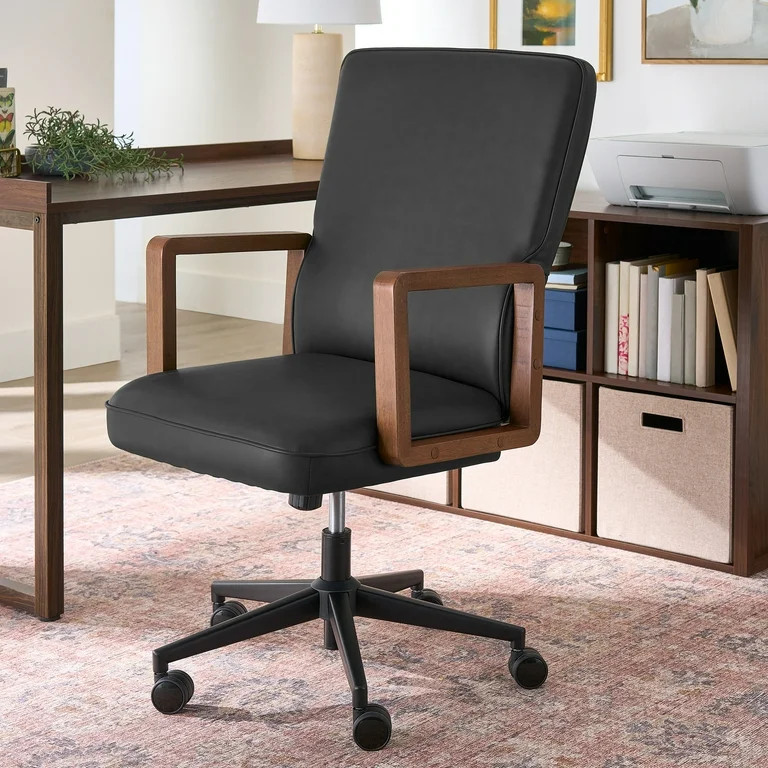 Better Homes & Gardens Ezra Office Chair, Black - Walmart.com | Walmart (US)