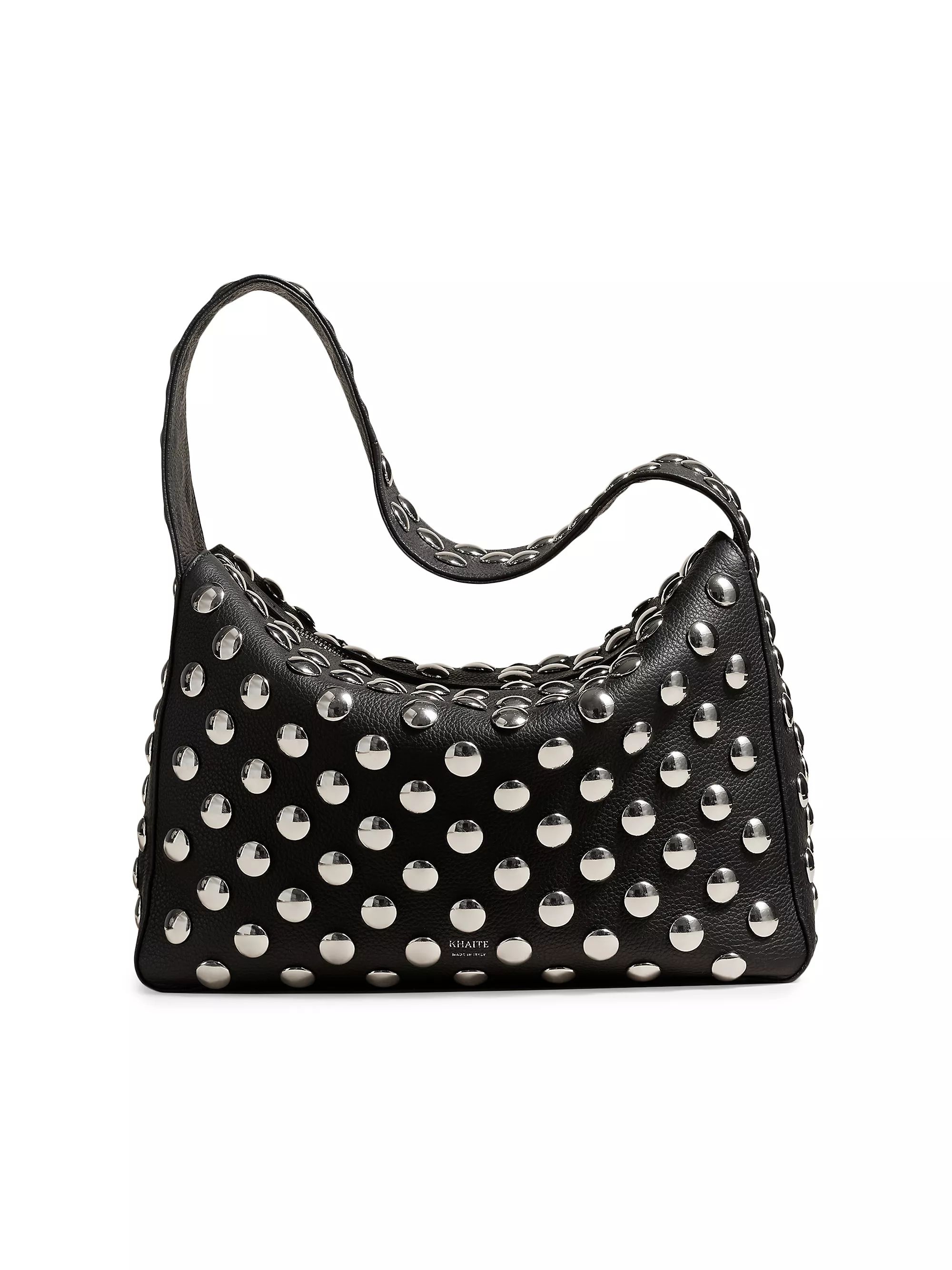 Elena Studded Leather Box Shoulder Bag | Saks Fifth Avenue